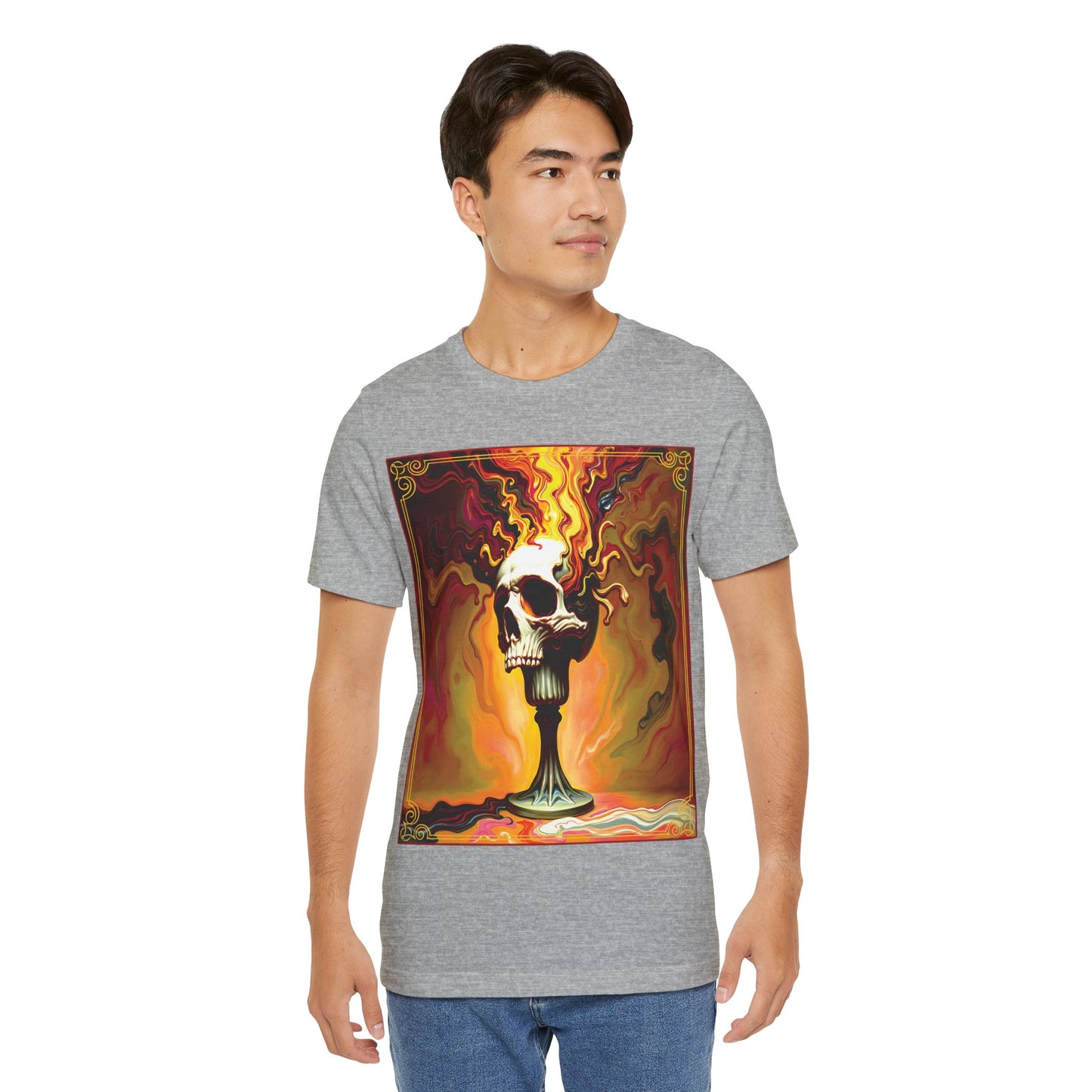 Colorful Exploding Skull Tee