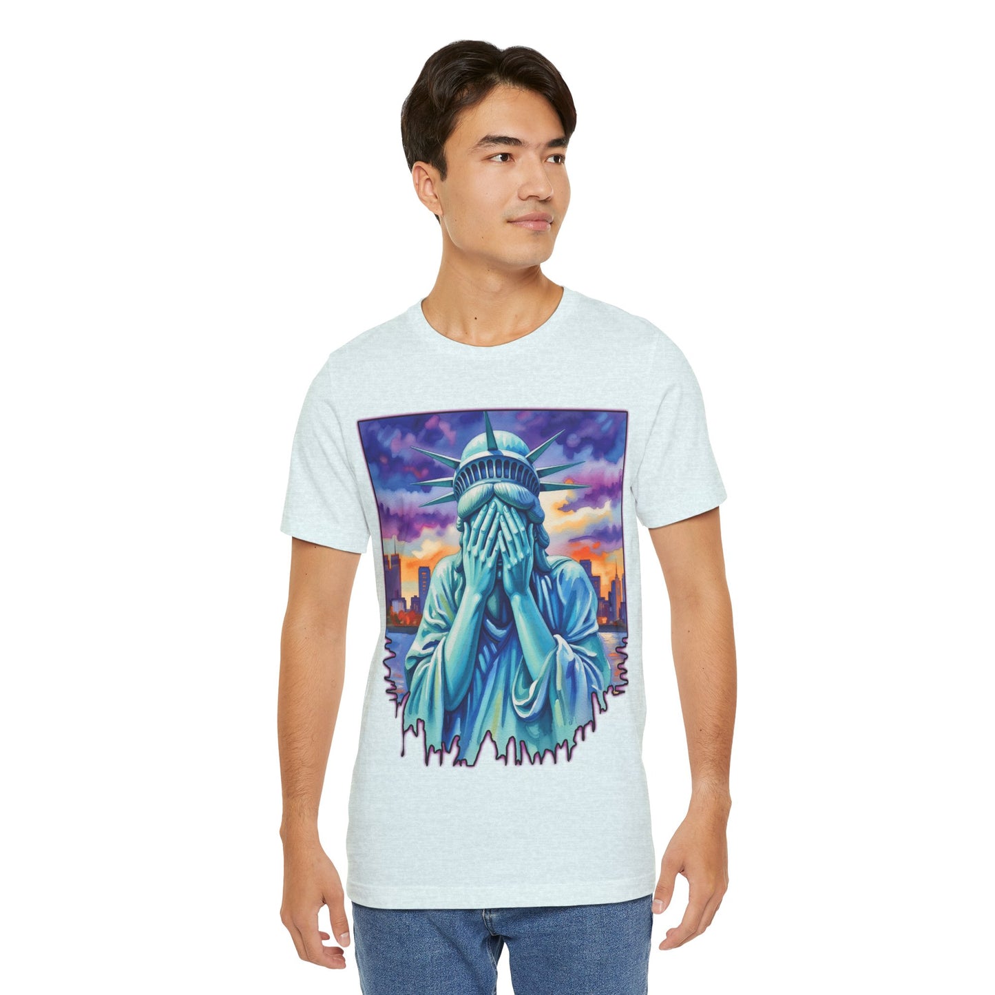 Lady Liberty Crying Tee