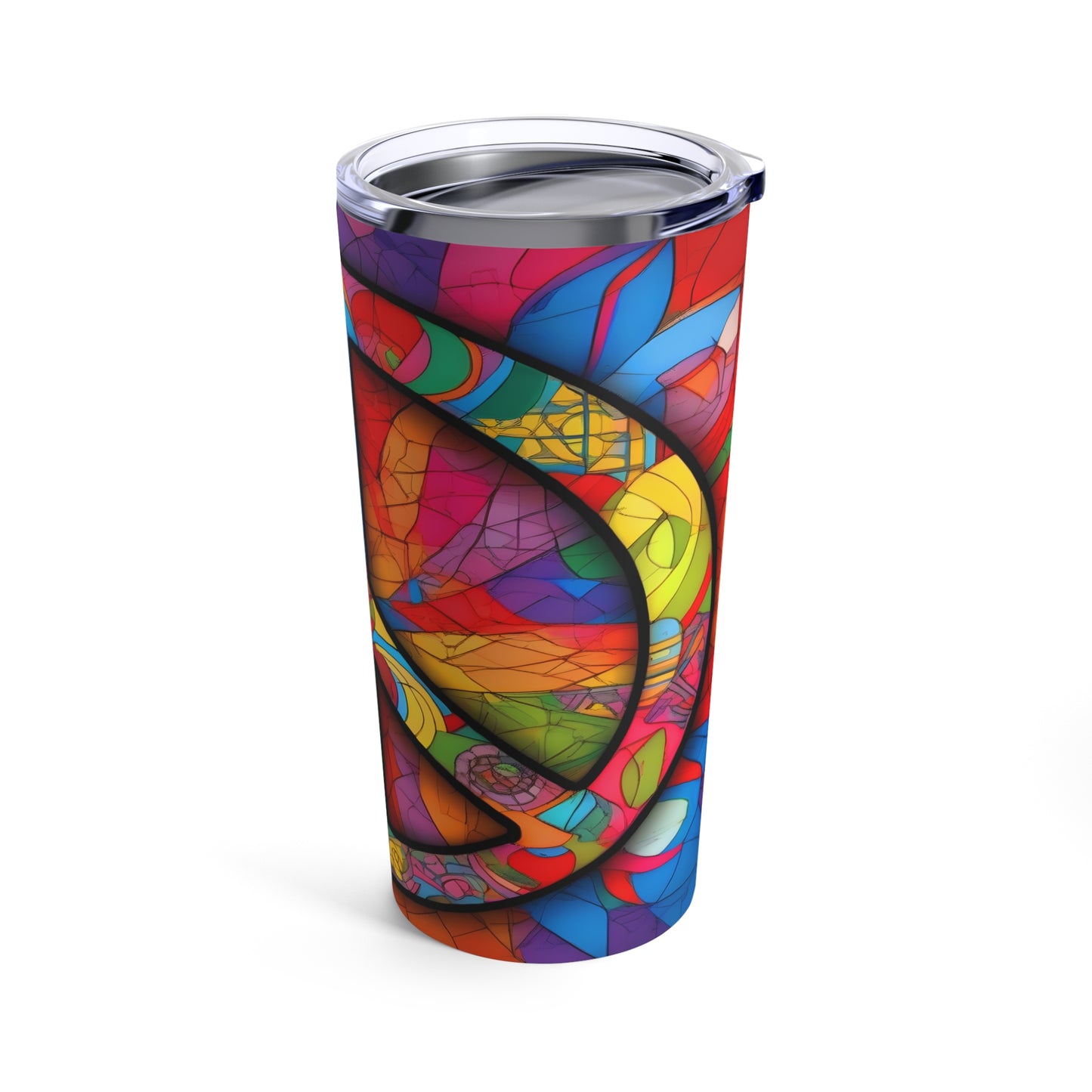 Peace Symbol Rainbow Tumbler