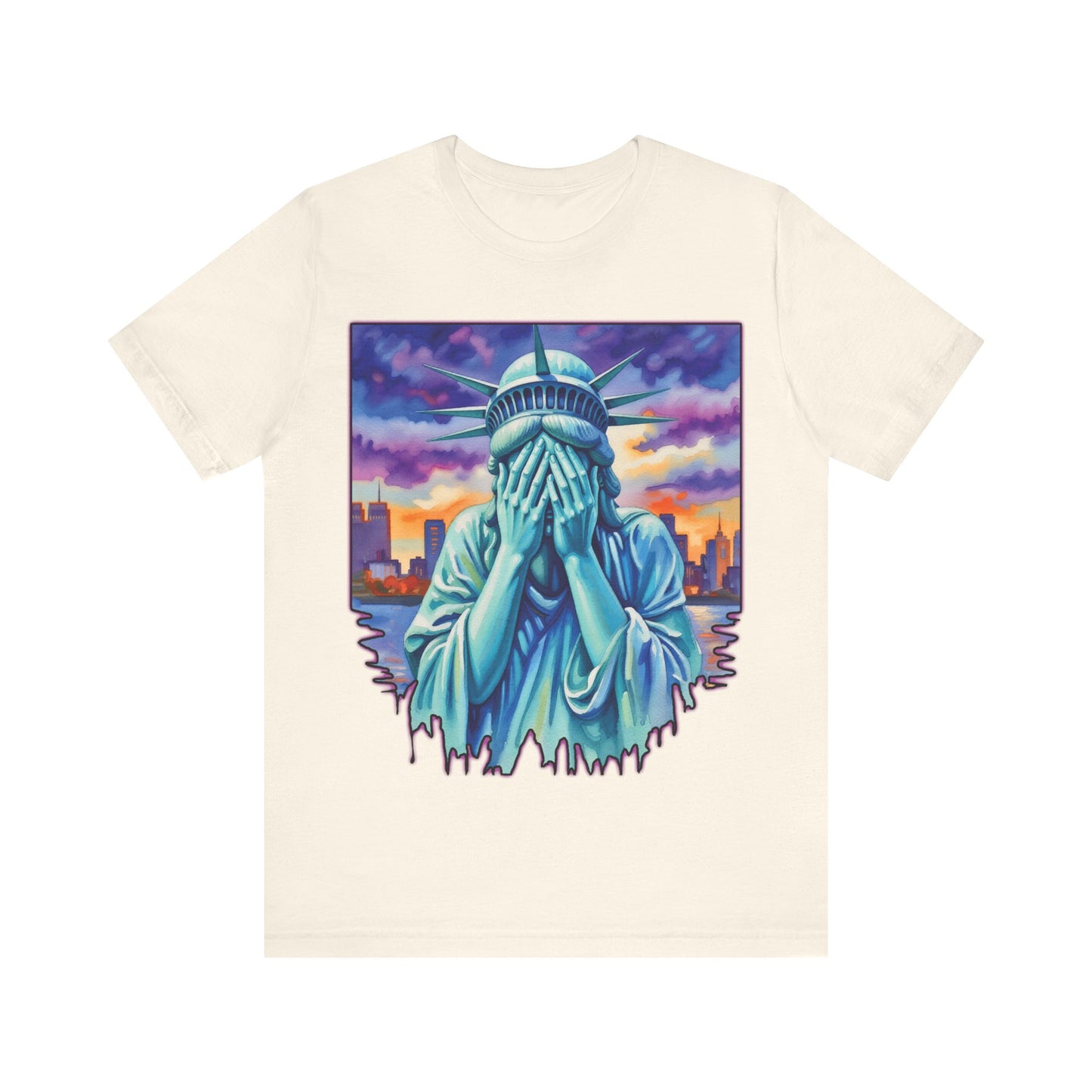 Lady Liberty Crying Tee