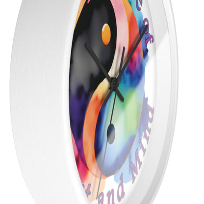 Yin Yang Wall Clock