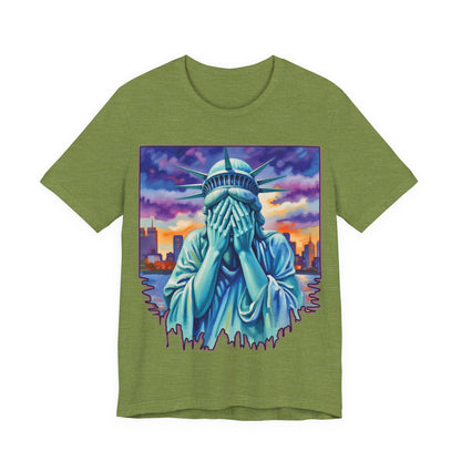 Lady Liberty Crying Tee