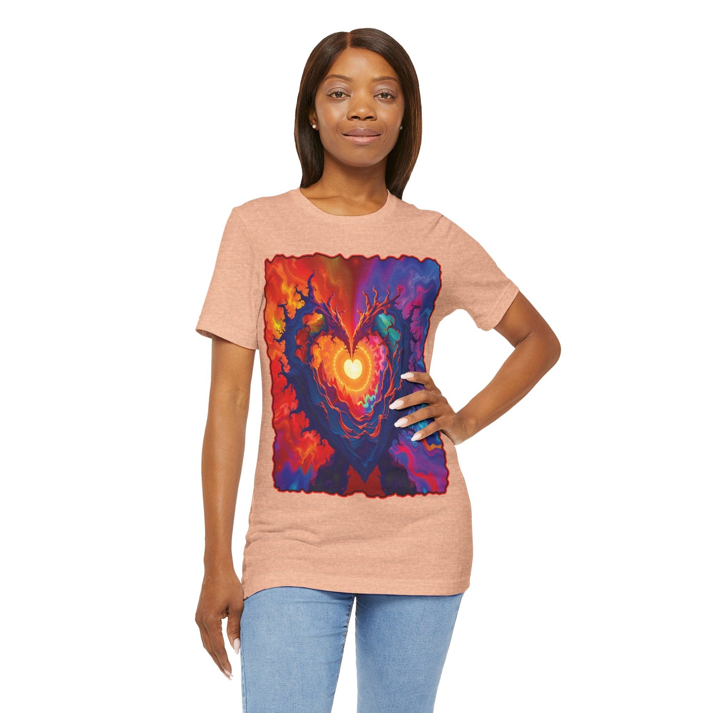 Colorful Heart Tee