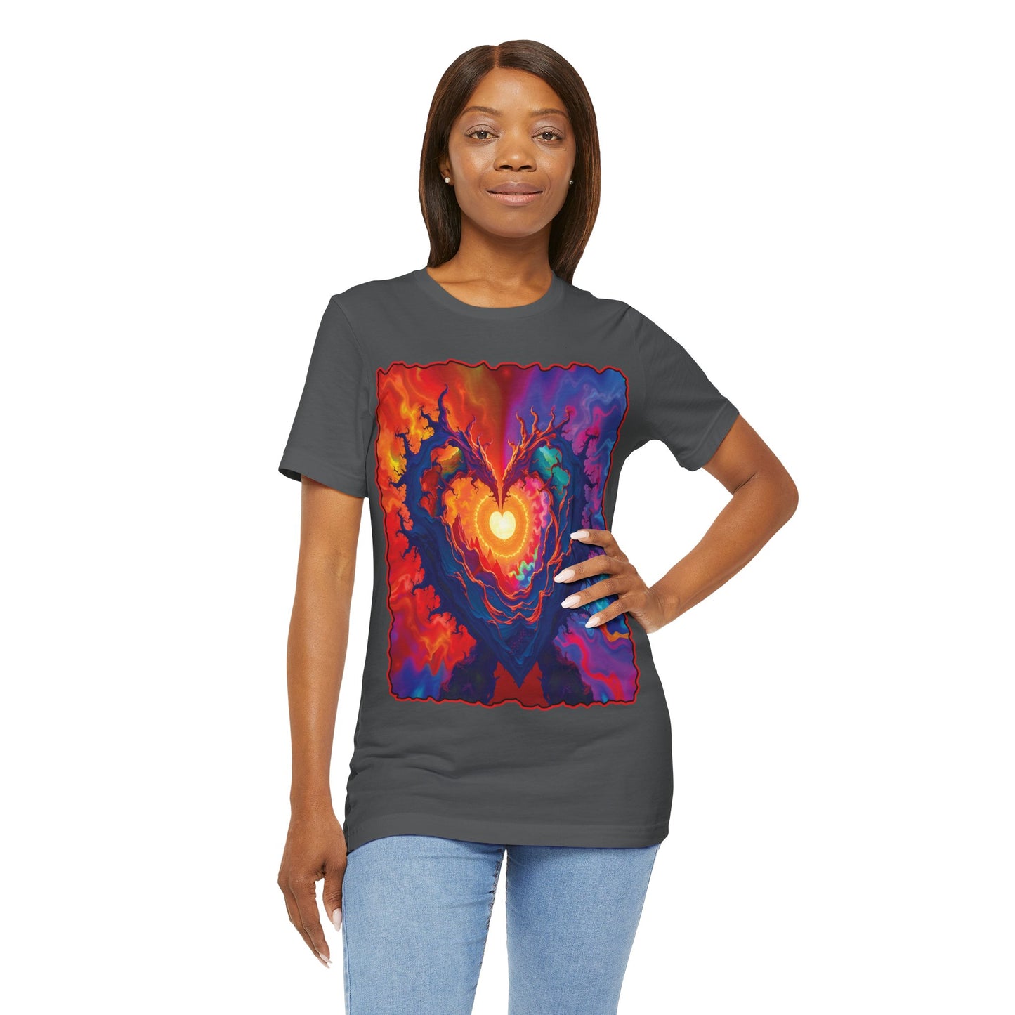 Colorful Heart Tee