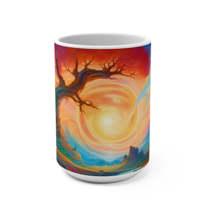 Vibrant Surreal Sunset Mug