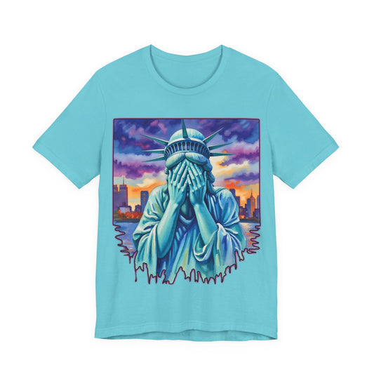 Lady Liberty Crying Tee