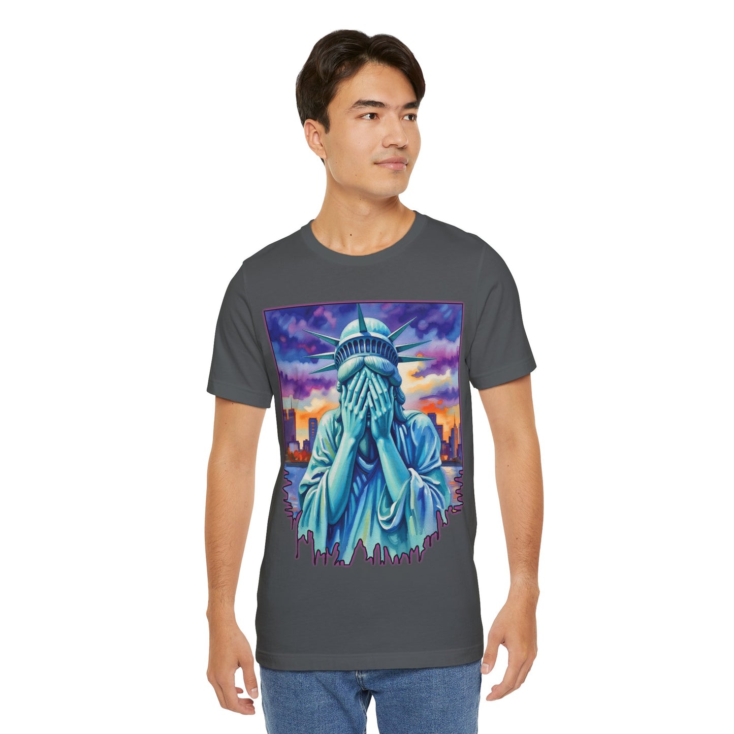 Lady Liberty Crying Tee