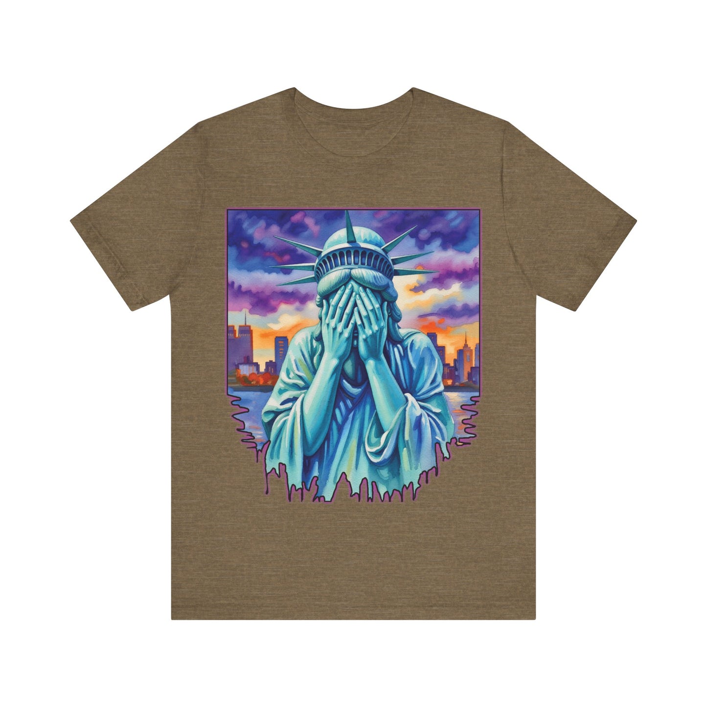 Lady Liberty Crying Tee