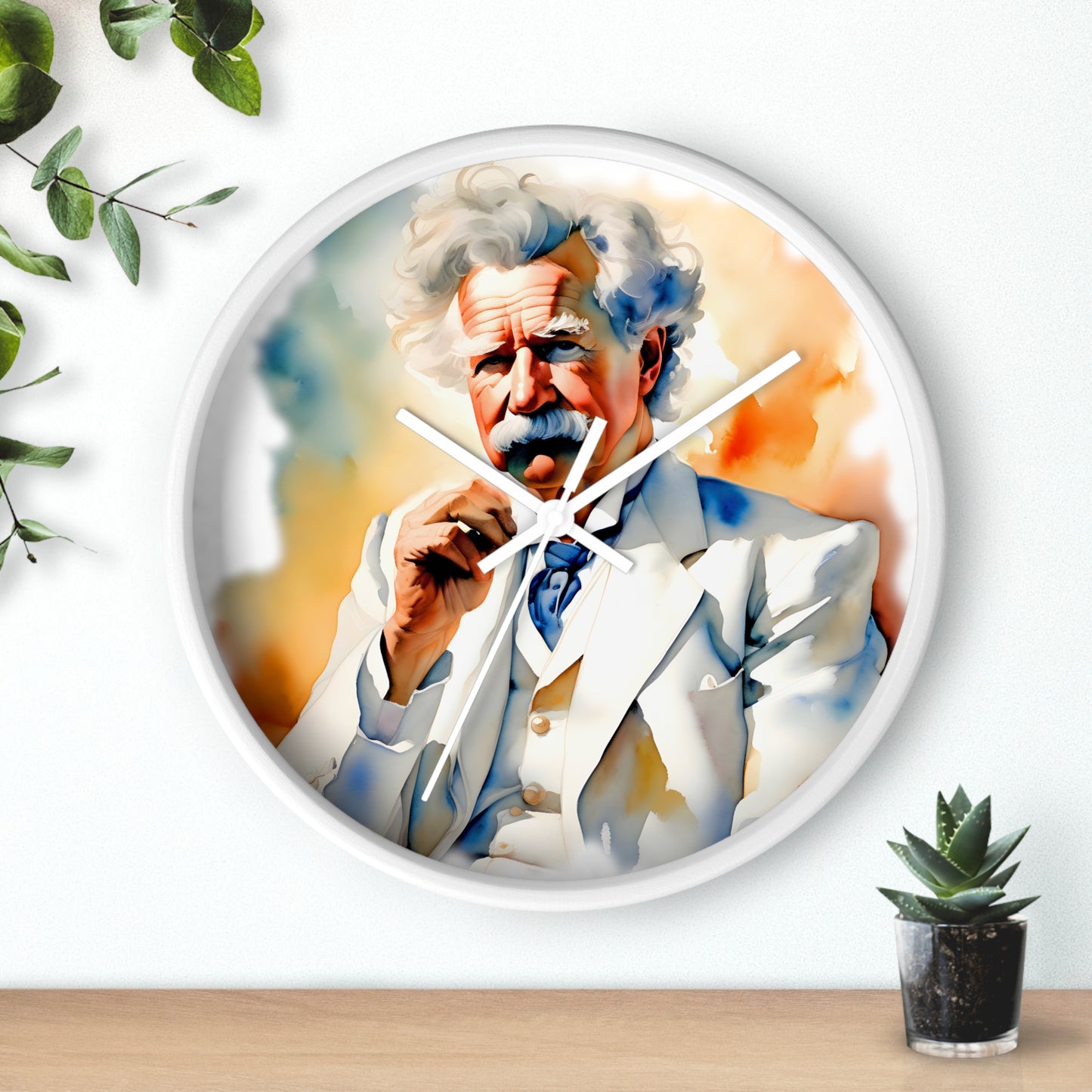 Mark Twain Wall Clock