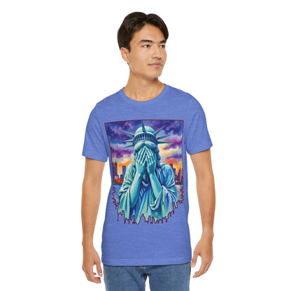 Lady Liberty Crying Tee
