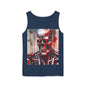 Cyborg Robot Skull Tank Top