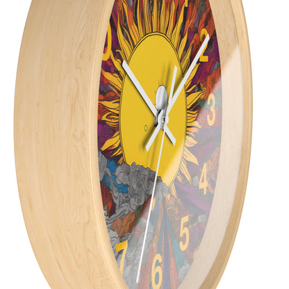 Rising Sun Wall Clock