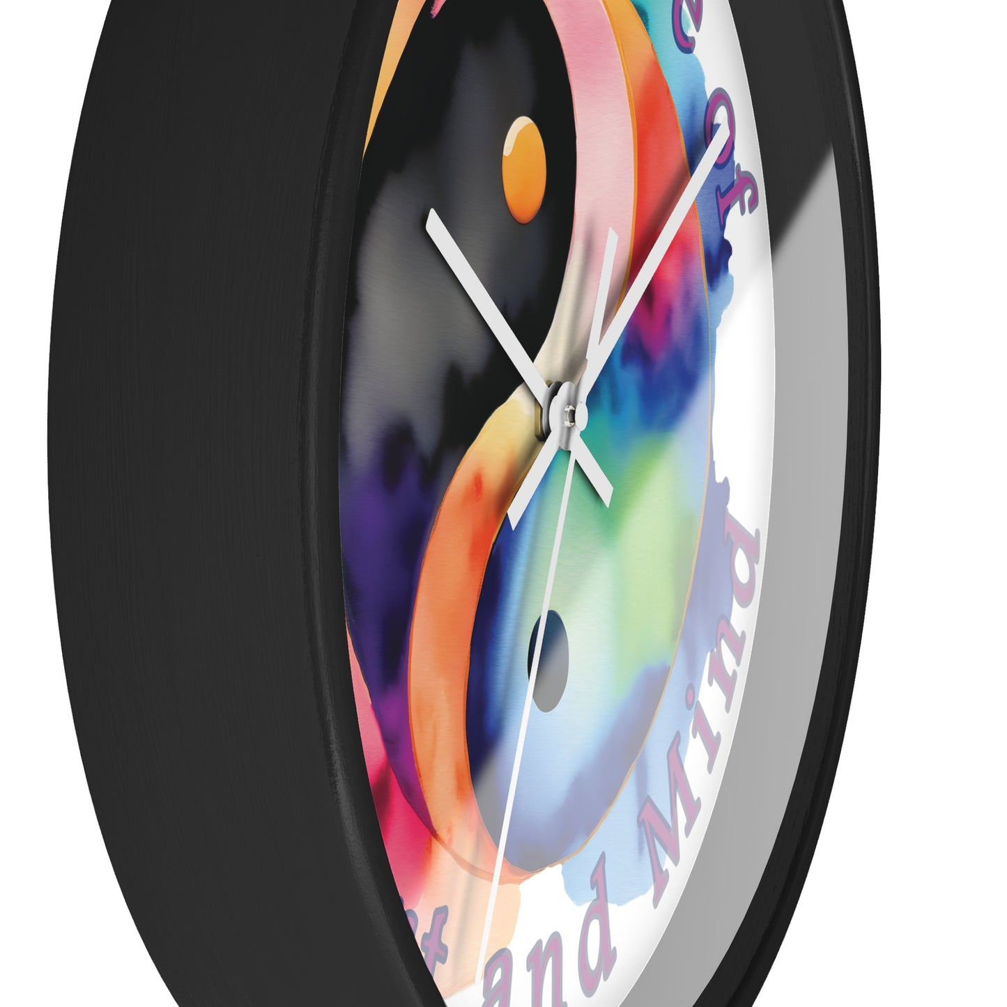 Yin Yang Wall Clock