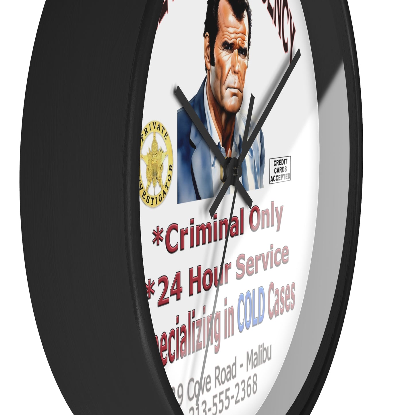 Rockford Files Wall Clock