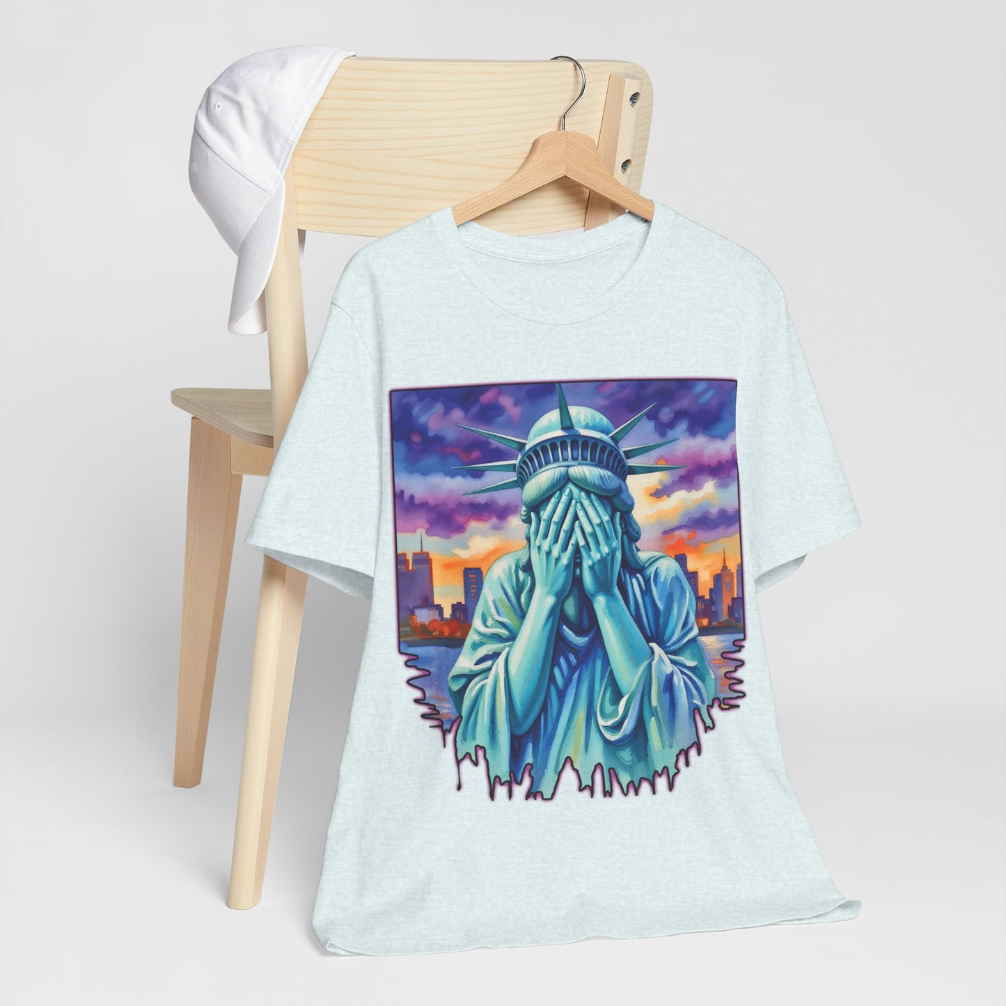 Lady Liberty Crying Tee