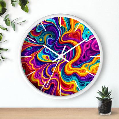 Psychedelic Wall Clock