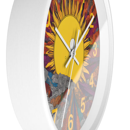 Rising Sun Wall Clock