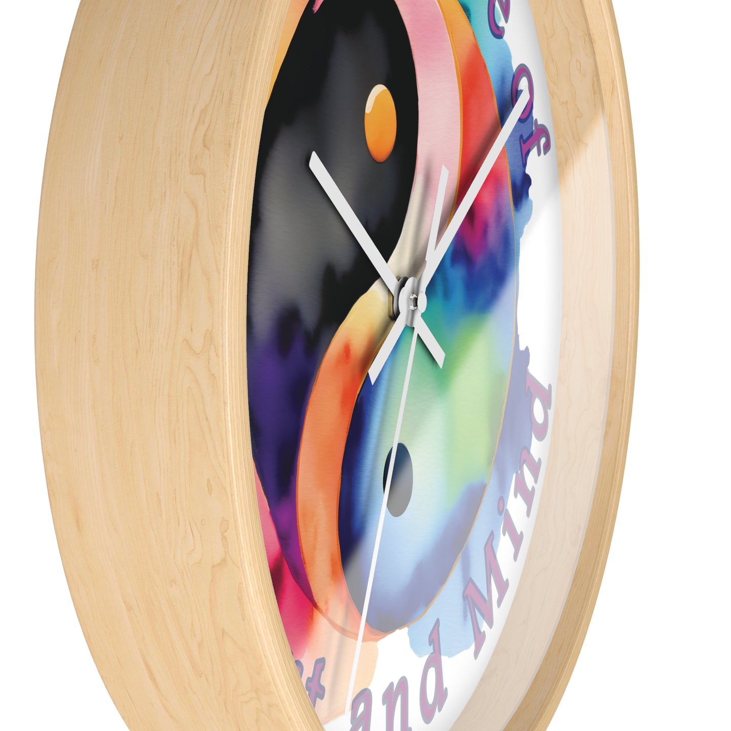 Yin Yang Wall Clock