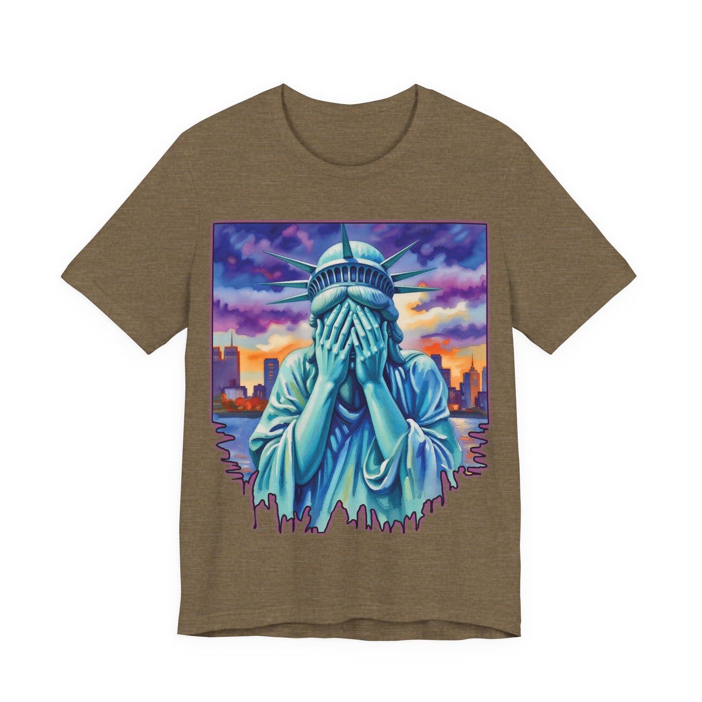 Lady Liberty Crying Tee