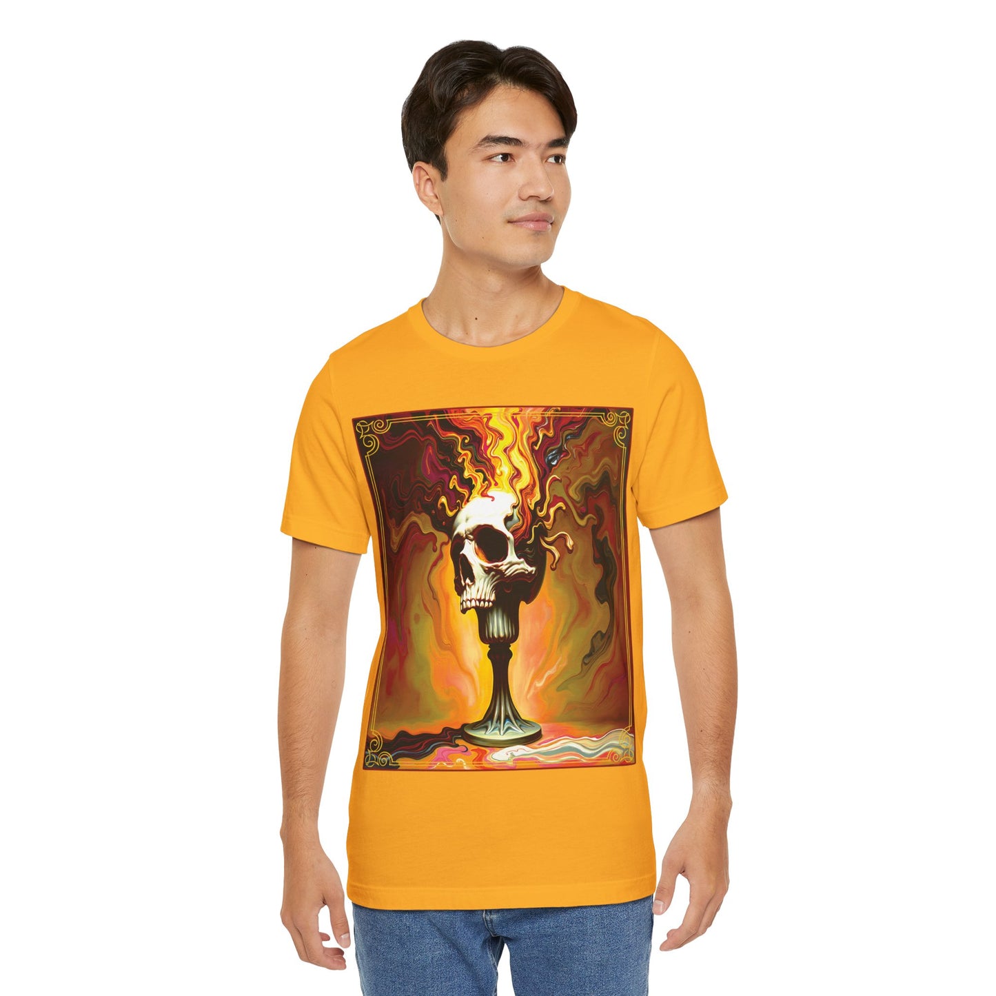 Colorful Exploding Skull Tee