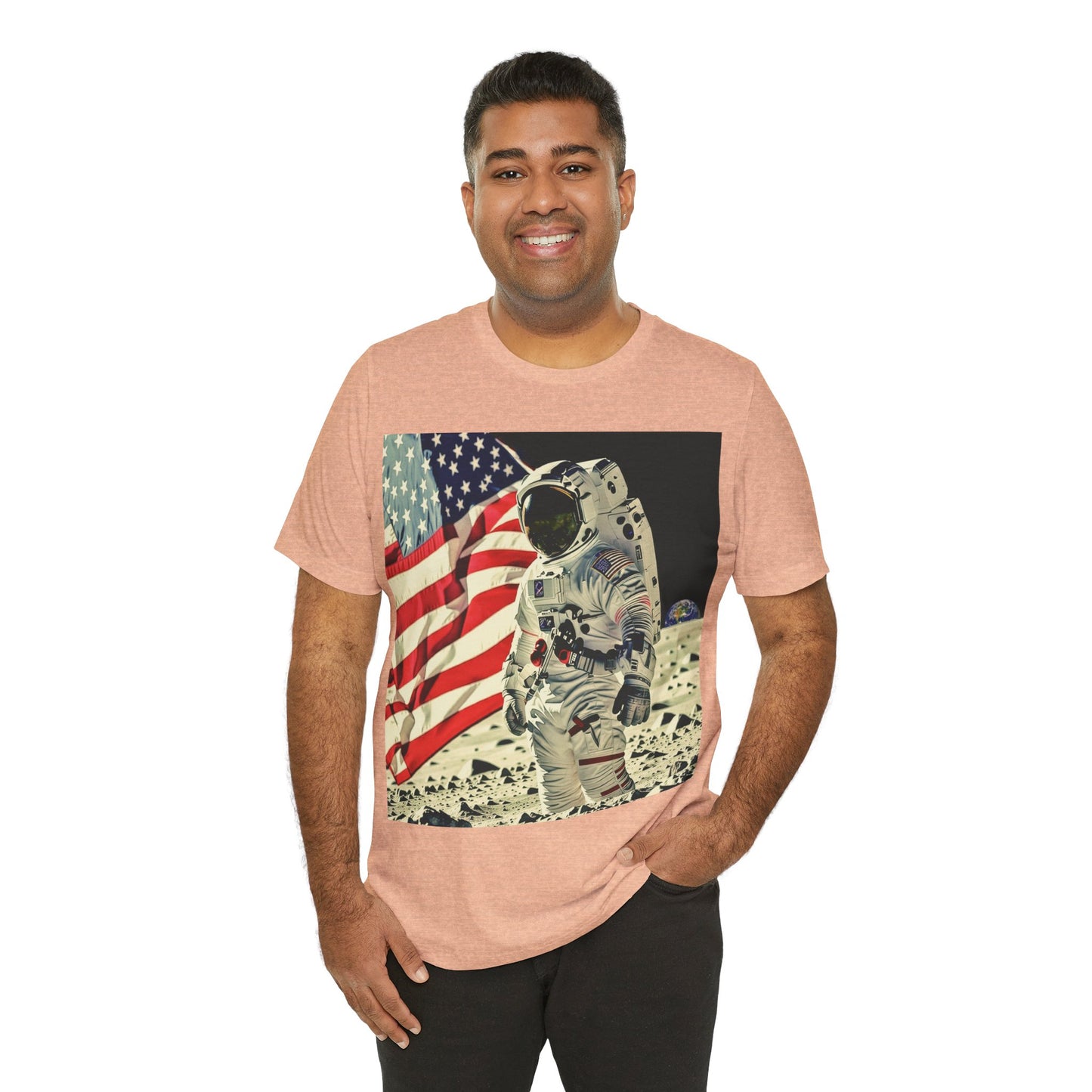 Astronaut On Moon Tee