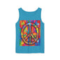 Colorful Peace Sign Tank Top