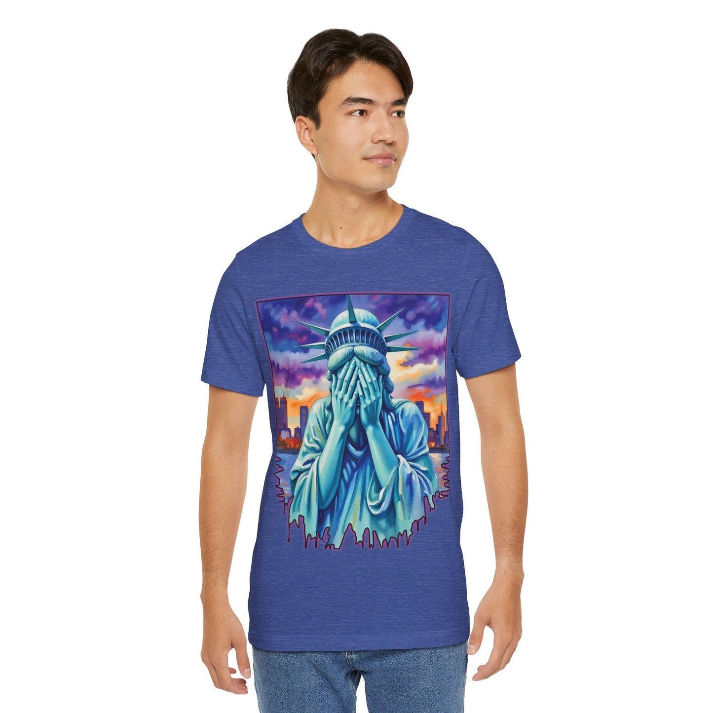 Lady Liberty Crying Tee