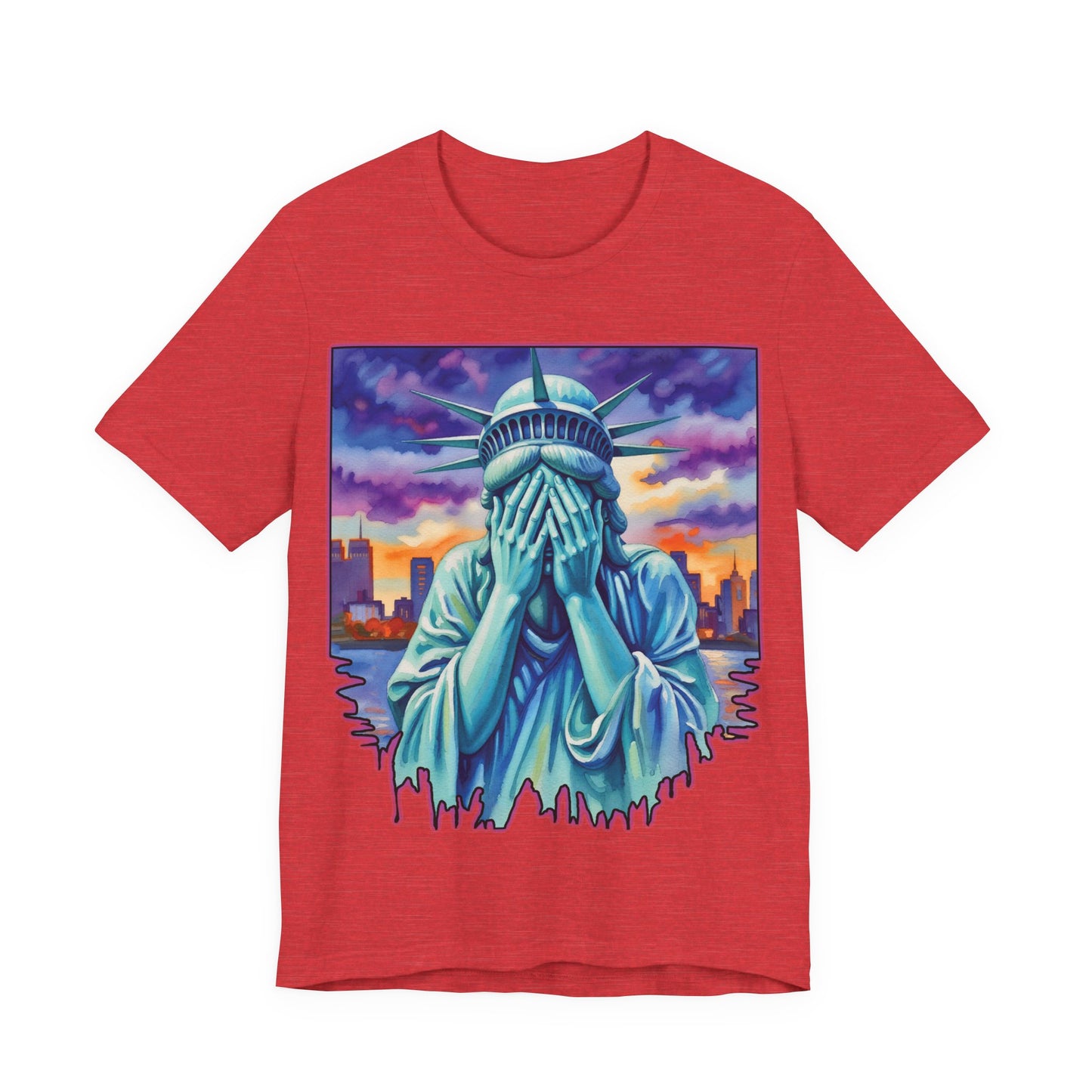 Lady Liberty Crying Tee