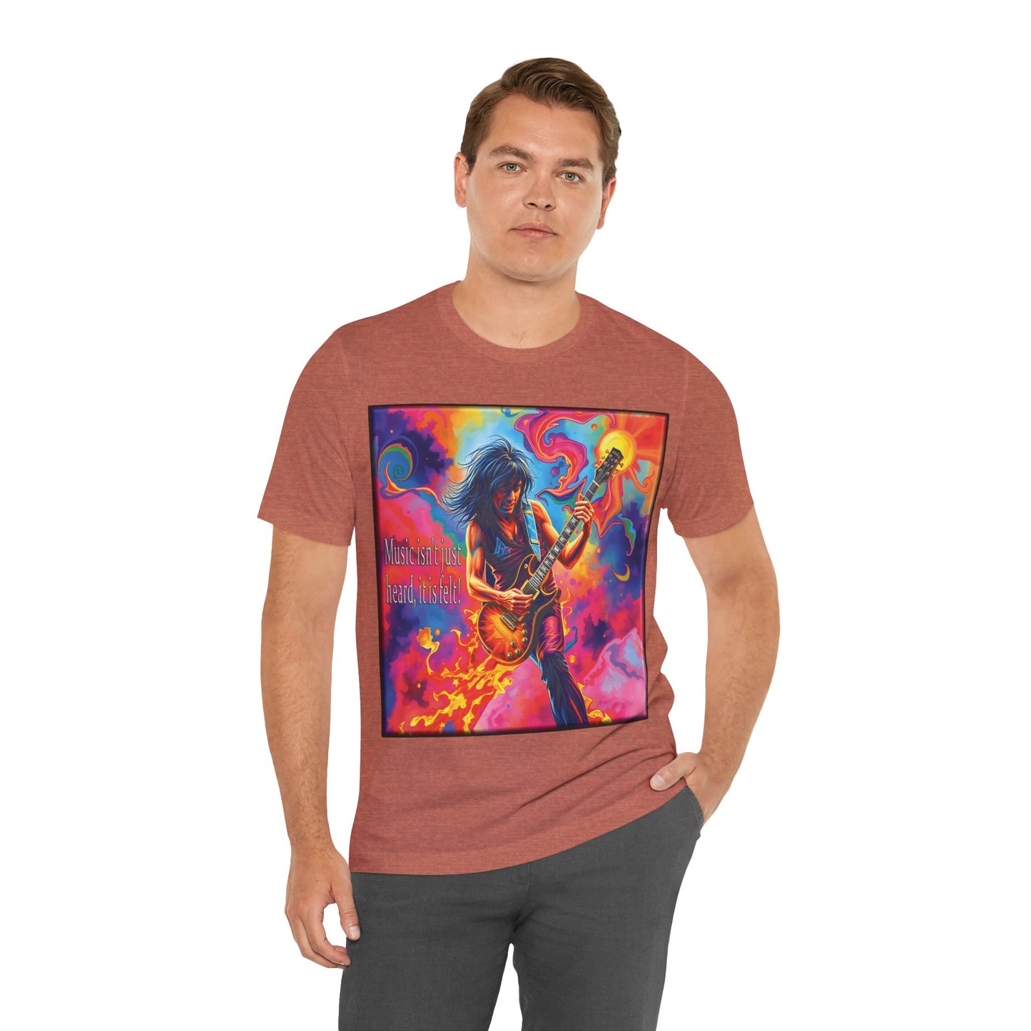Guitarist Psychedelic Tee