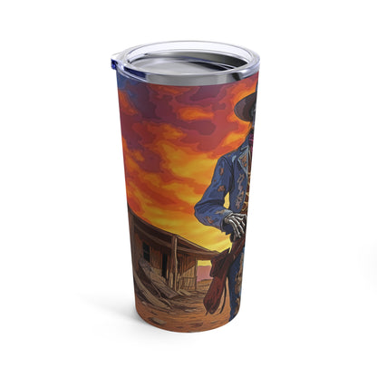 Skeleton Cowboy Tumbler