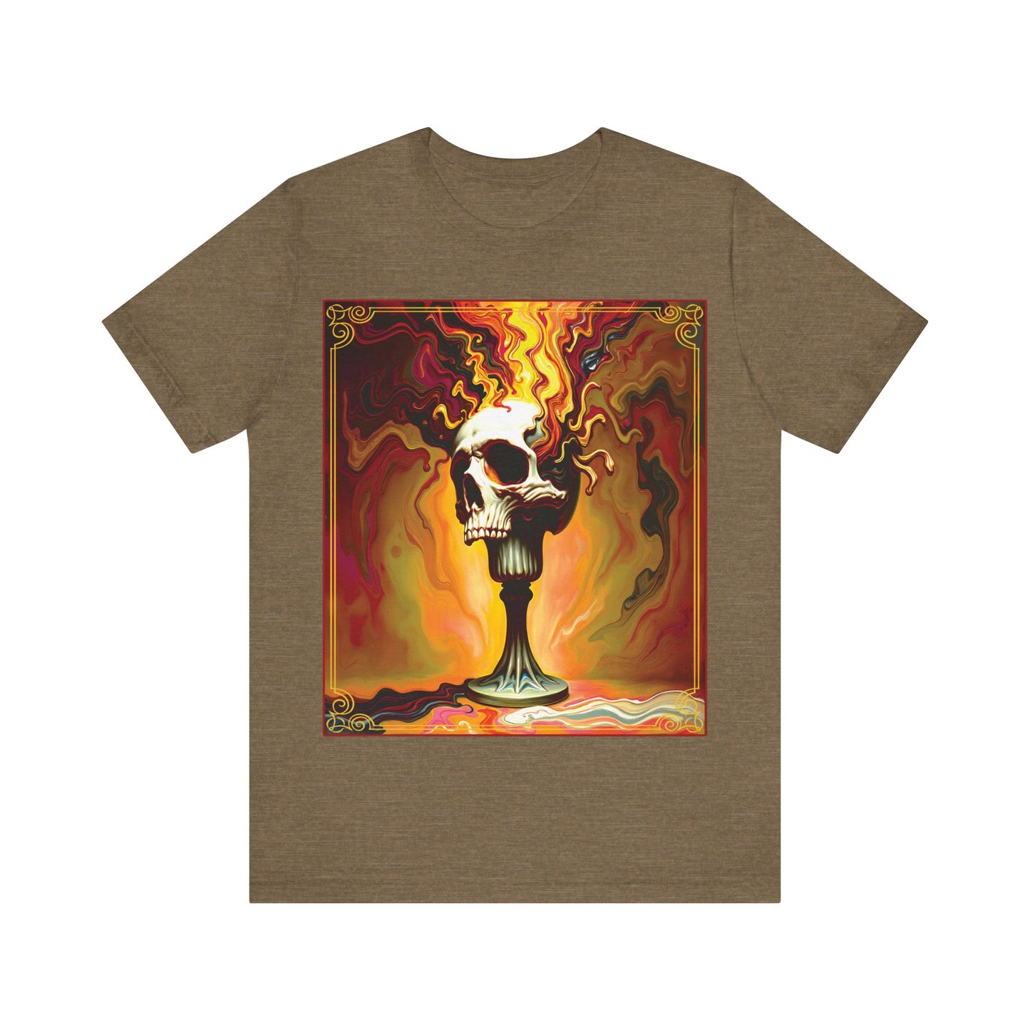 Colorful Exploding Skull Tee
