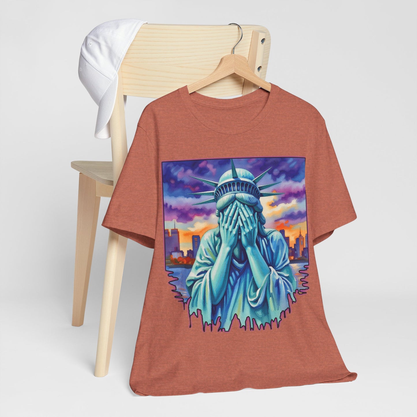 Lady Liberty Crying Tee