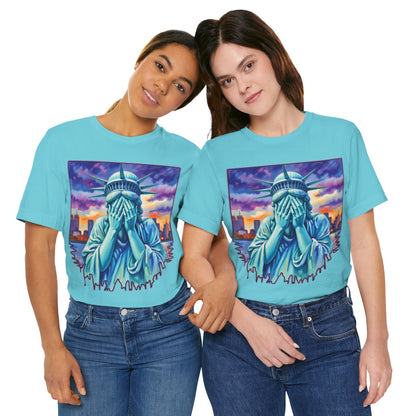 Lady Liberty Crying Tee