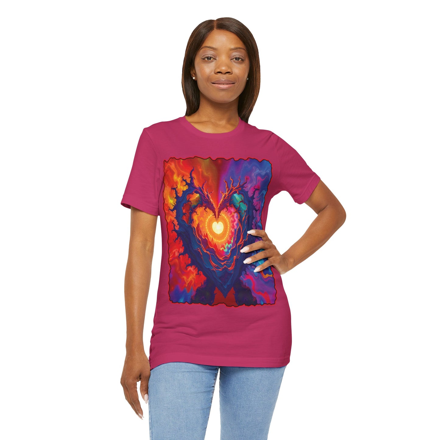 Colorful Heart Tee