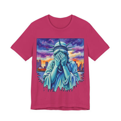 Lady Liberty Crying Tee