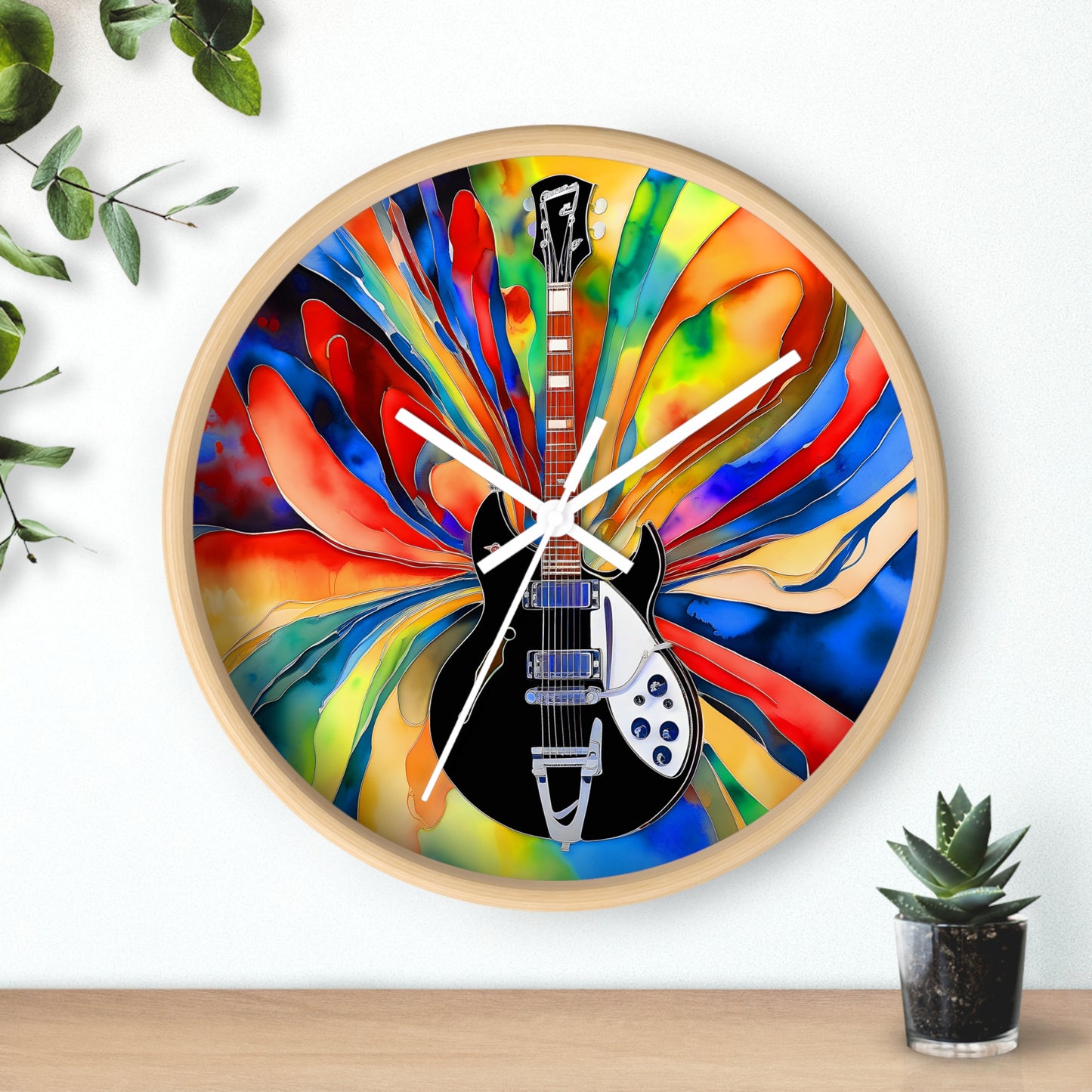 Guitar Wall Clock