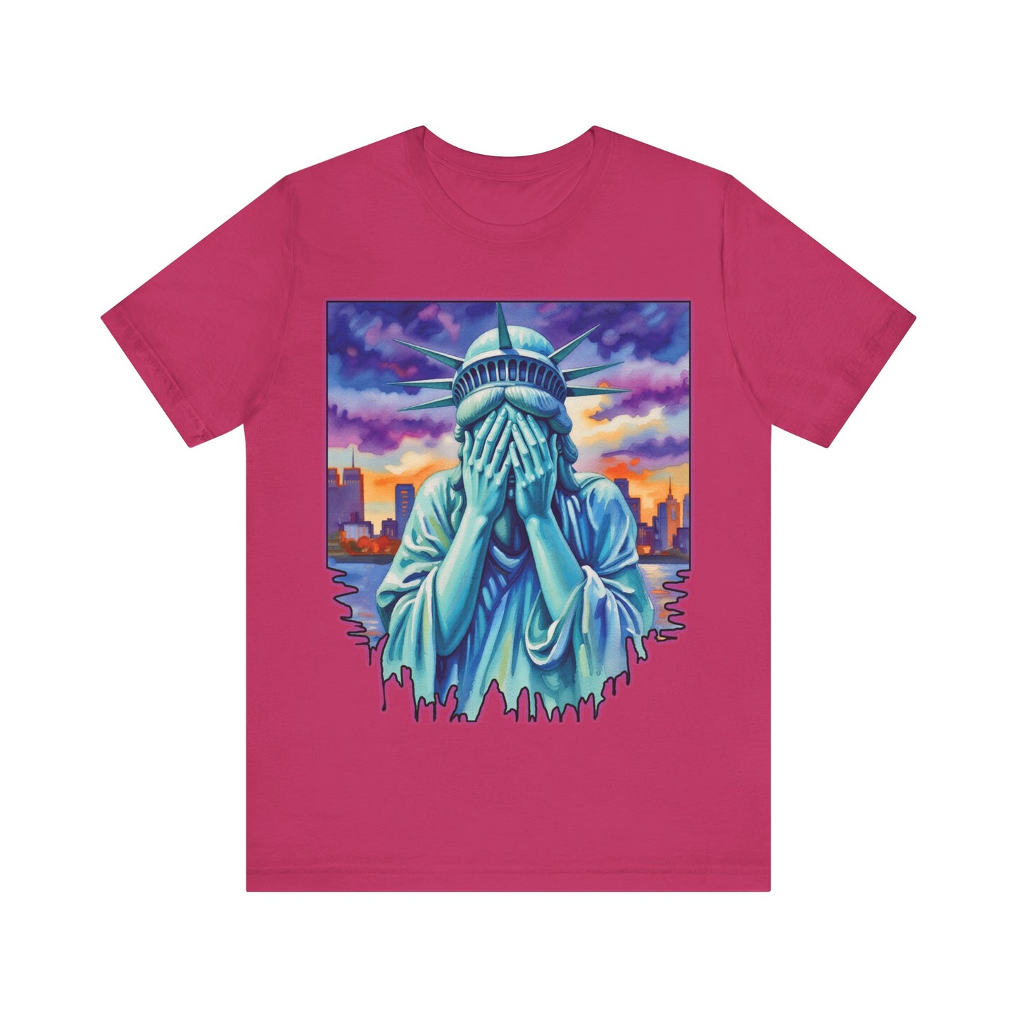 Lady Liberty Crying Tee