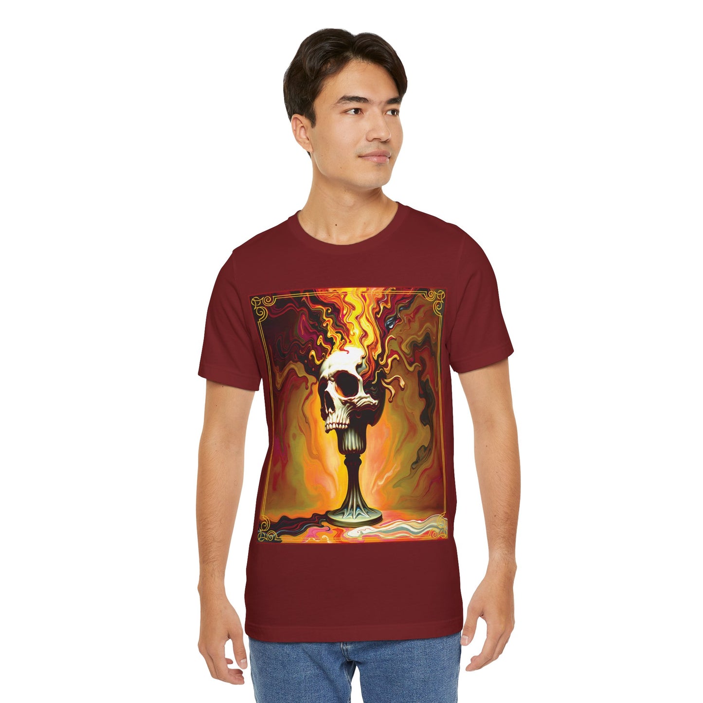 Colorful Exploding Skull Tee