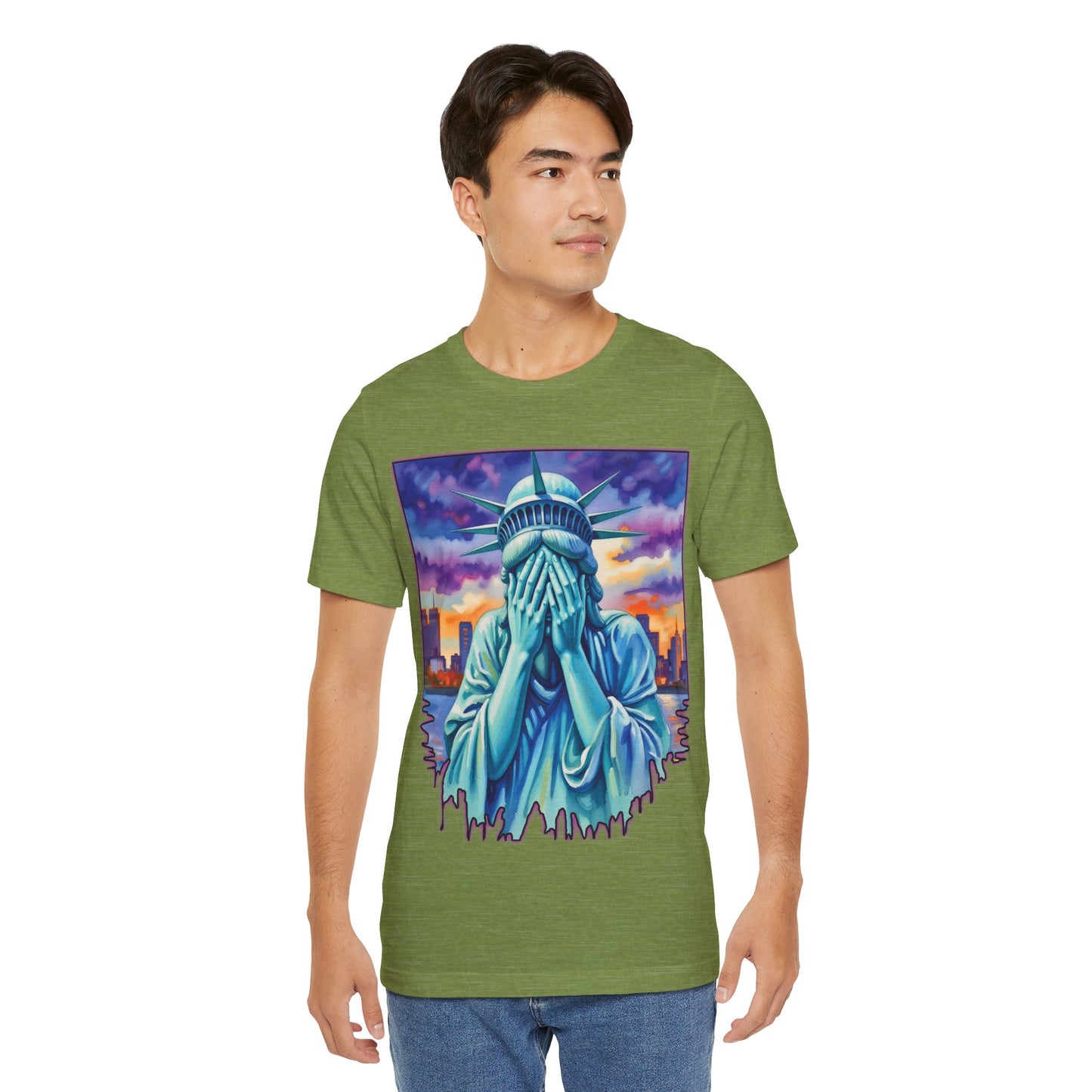 Lady Liberty Crying Tee