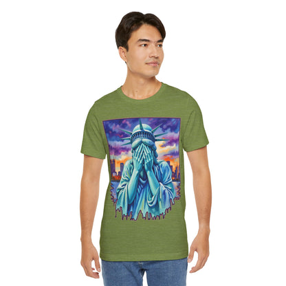 Lady Liberty Crying Tee