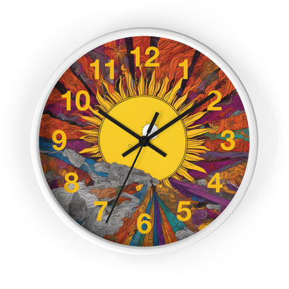 Rising Sun Wall Clock