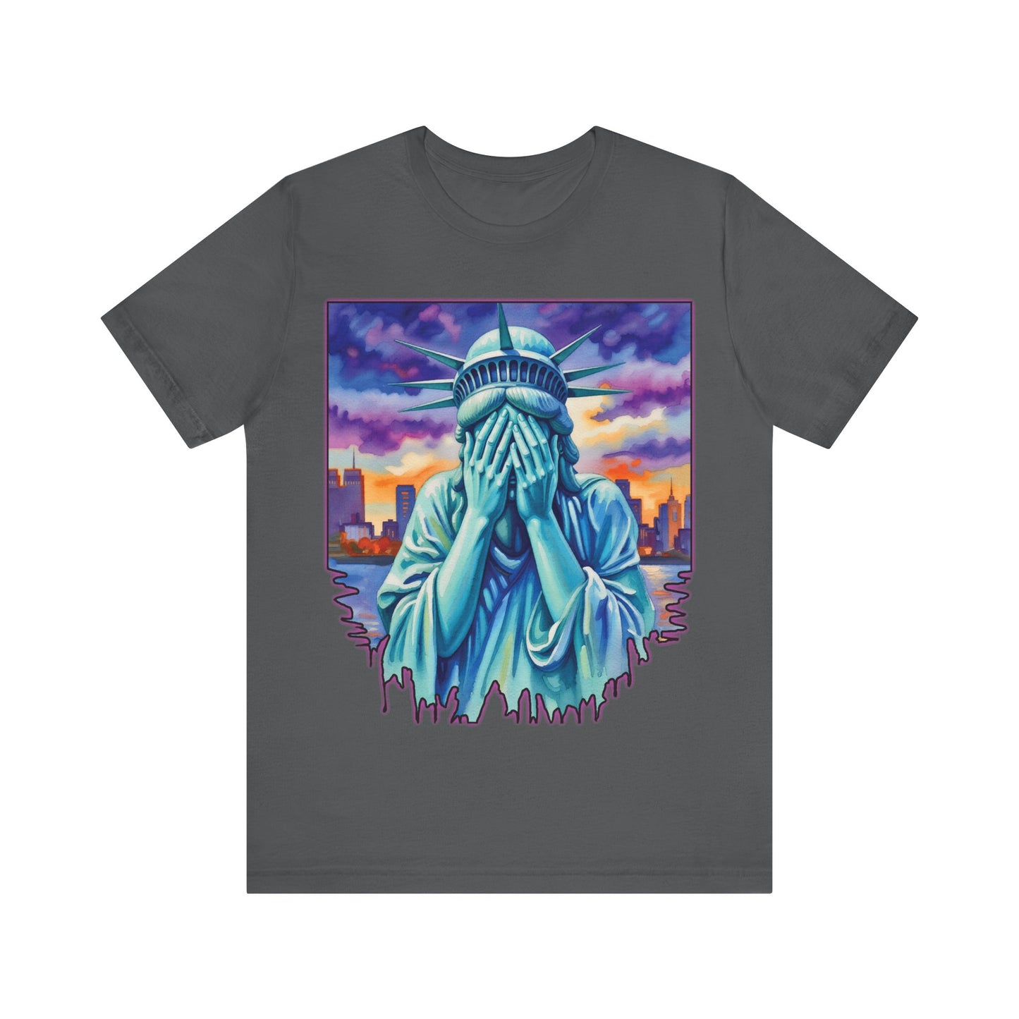 Lady Liberty Crying Tee