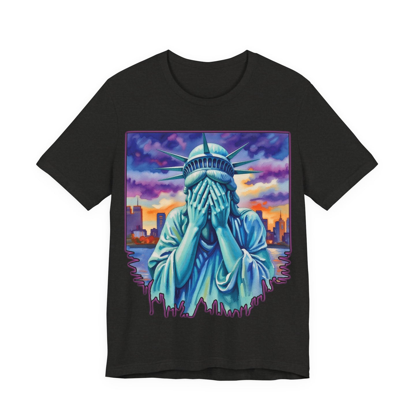 Lady Liberty Crying Tee
