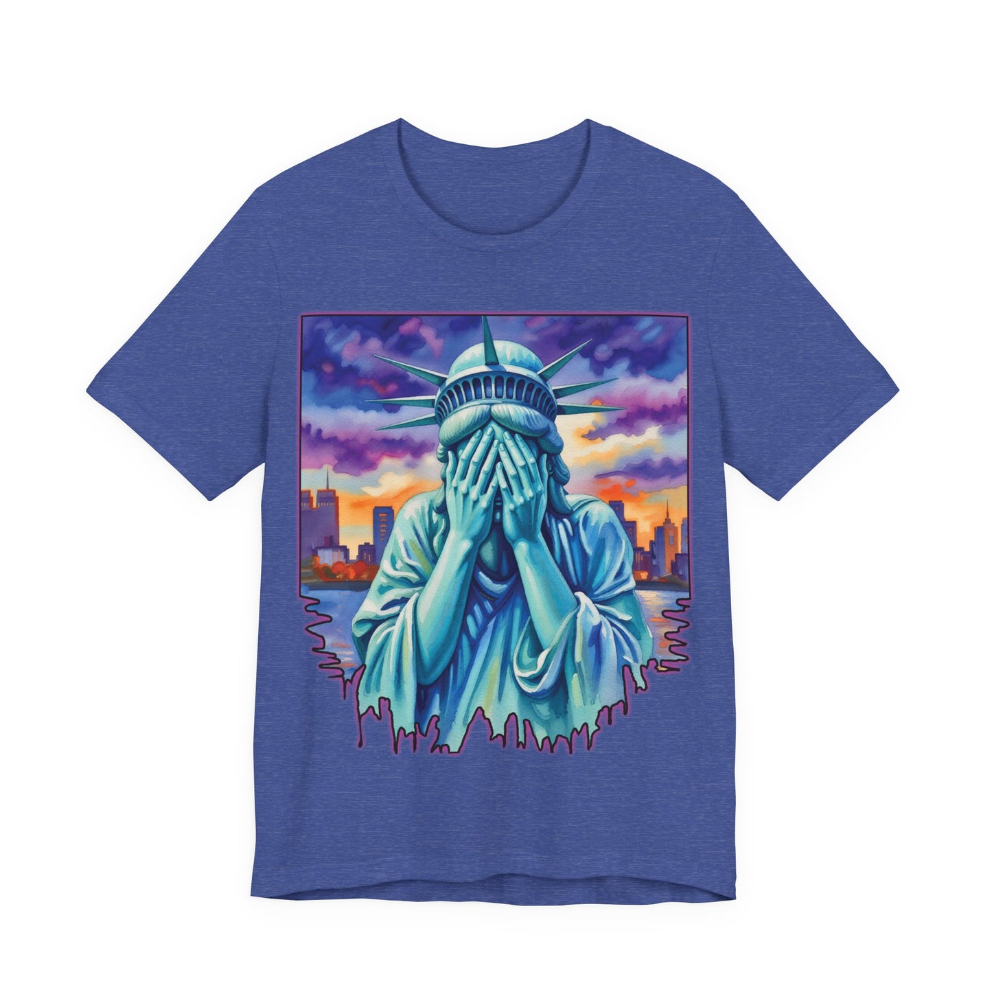 Lady Liberty Crying Tee