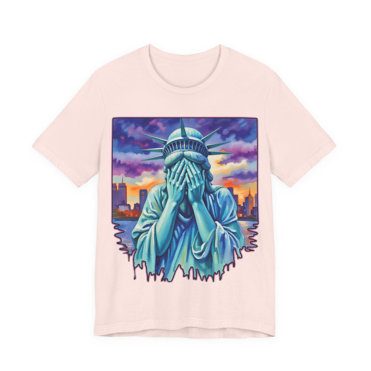 Lady Liberty Crying Tee