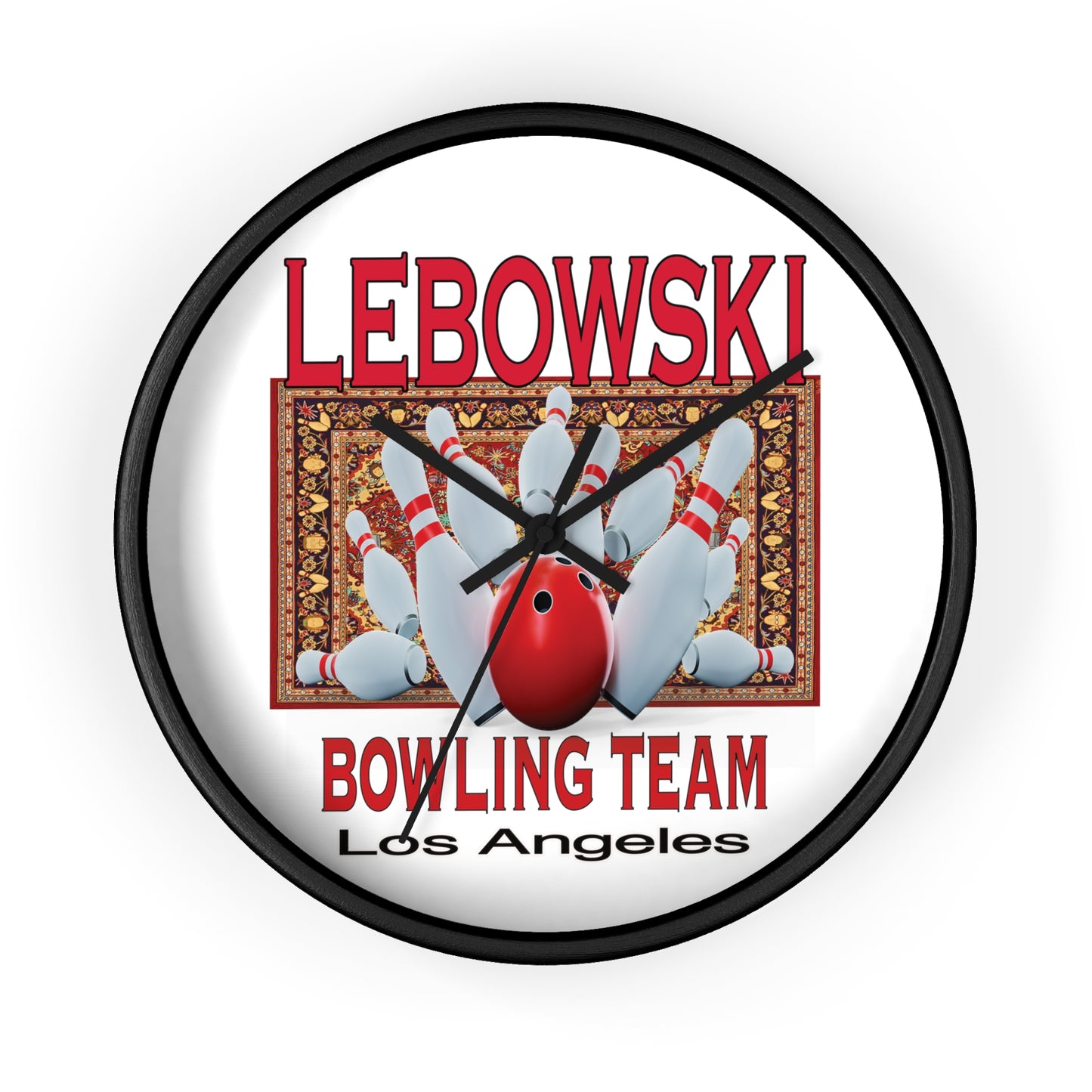 Lebowski Bowling Wall Clock