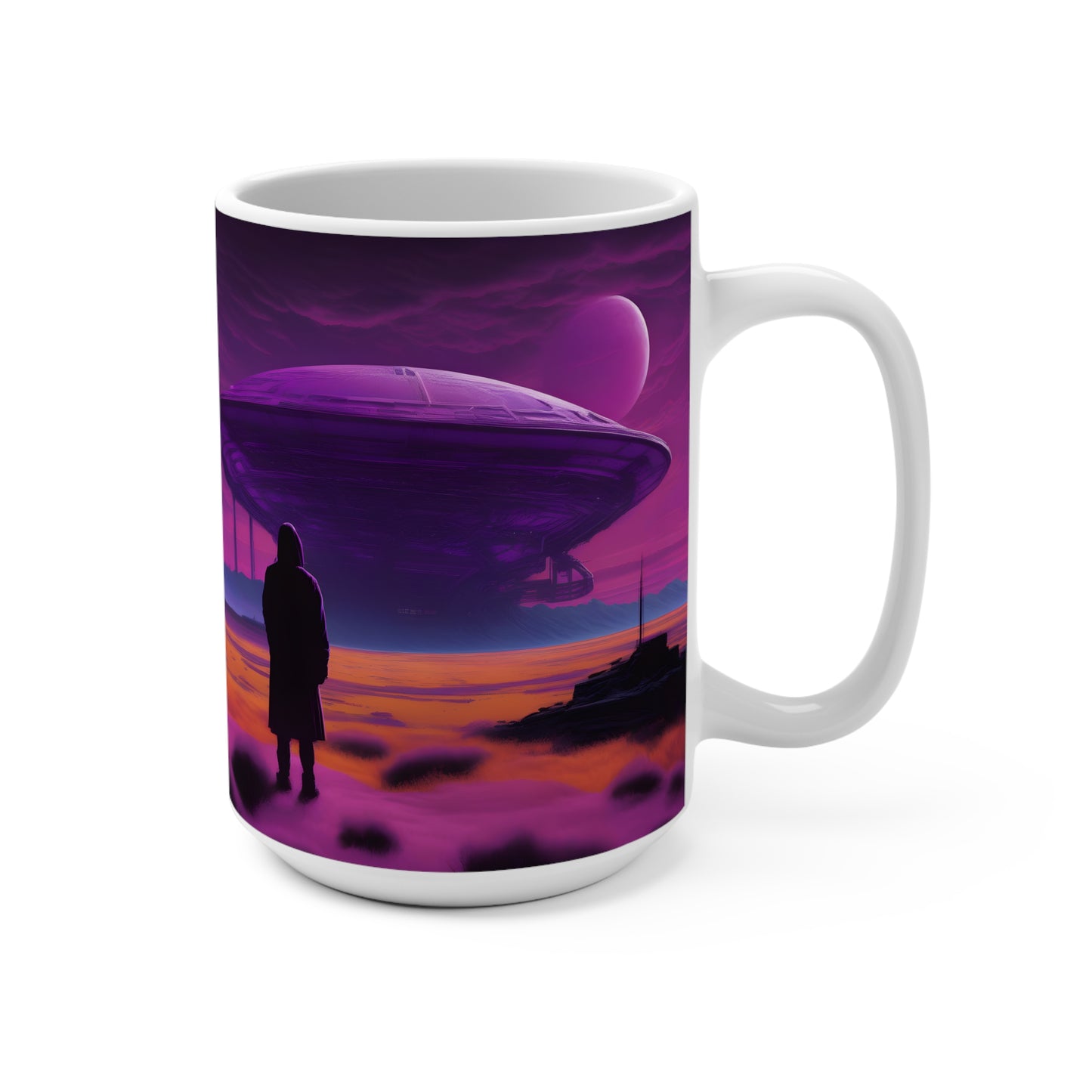 Purple Planet Mug 15oz