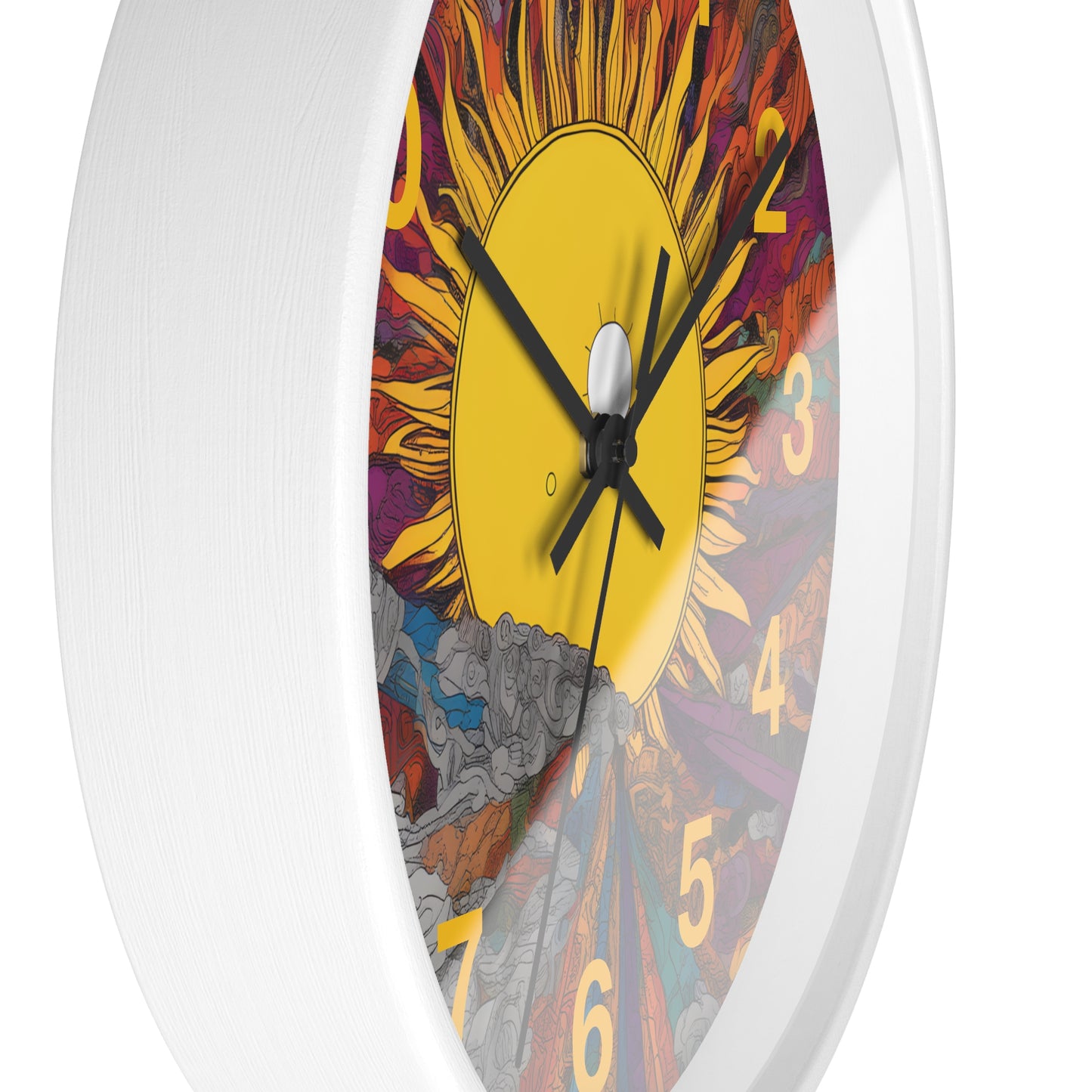 Rising Sun Wall Clock