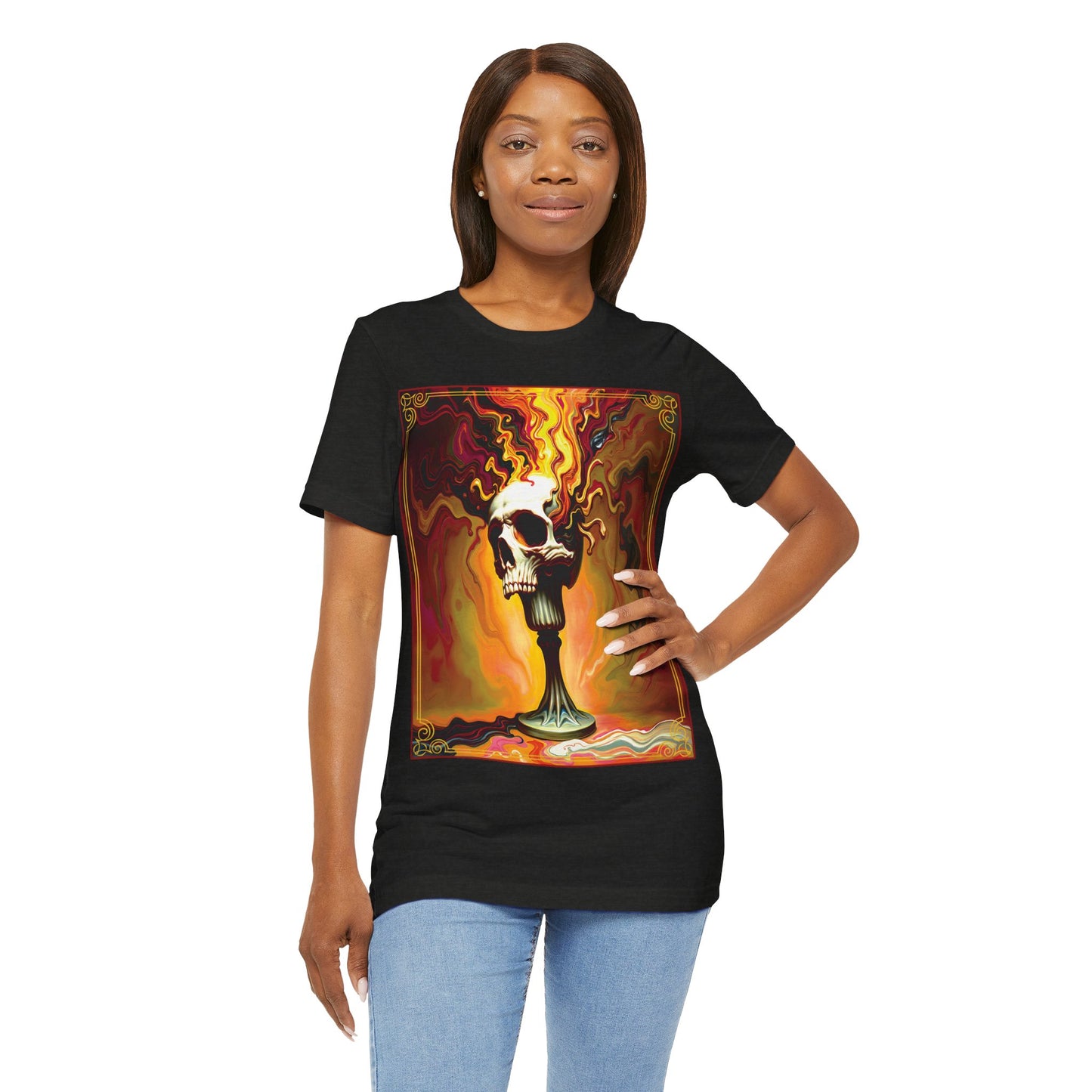 Colorful Exploding Skull Tee