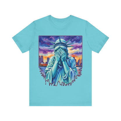 Lady Liberty Crying Tee